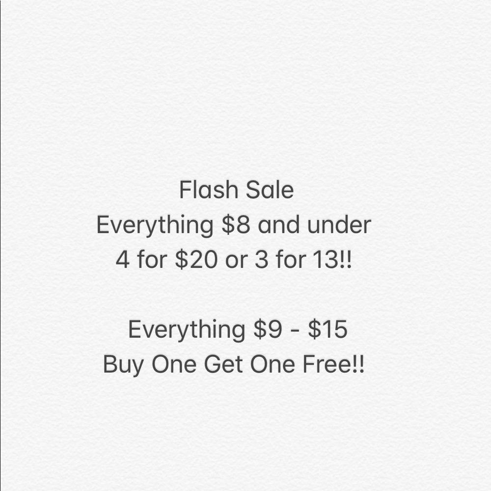 🌸🌸🌸FLASH SALE🌸🌸🌸